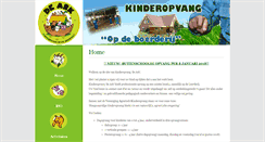 Desktop Screenshot of dearkkinderopvangopdeboerderij.nl